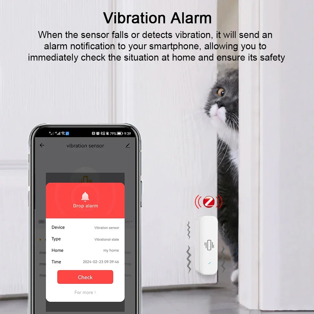 Tuya WiFi/Zigbee Smart Vibrati – обзор и цена Home Security App