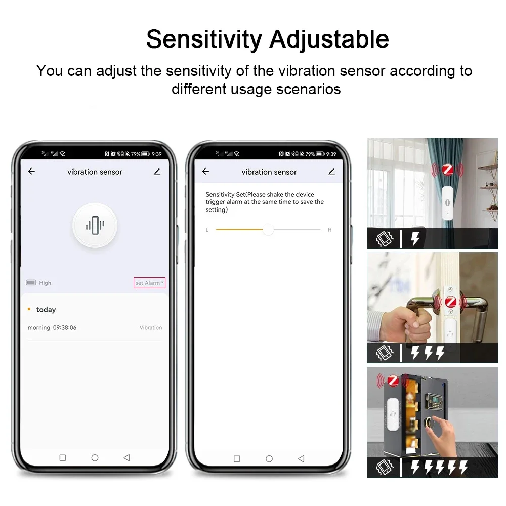 Tuya WiFi/Zigbee Smart Vibrati – обзор и цена Home Security App