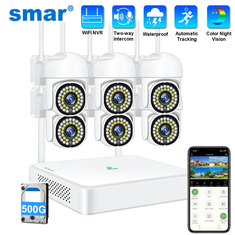 Smar 3MP Wireless CCTV Securit – обзор и цена Home Security Packages
