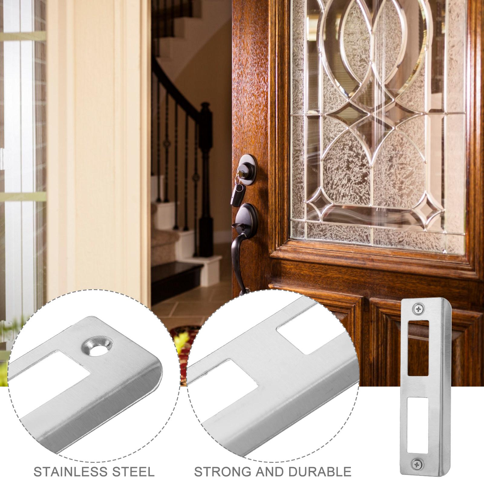 4Sets Door Reinforcement Plate – обзор и цена Home Security Door
