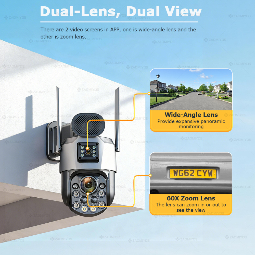 Dual Lens Home Outdoor Surveil – обзор и цена Home Security Packages
